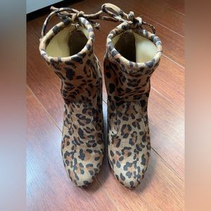 Leopard Booties